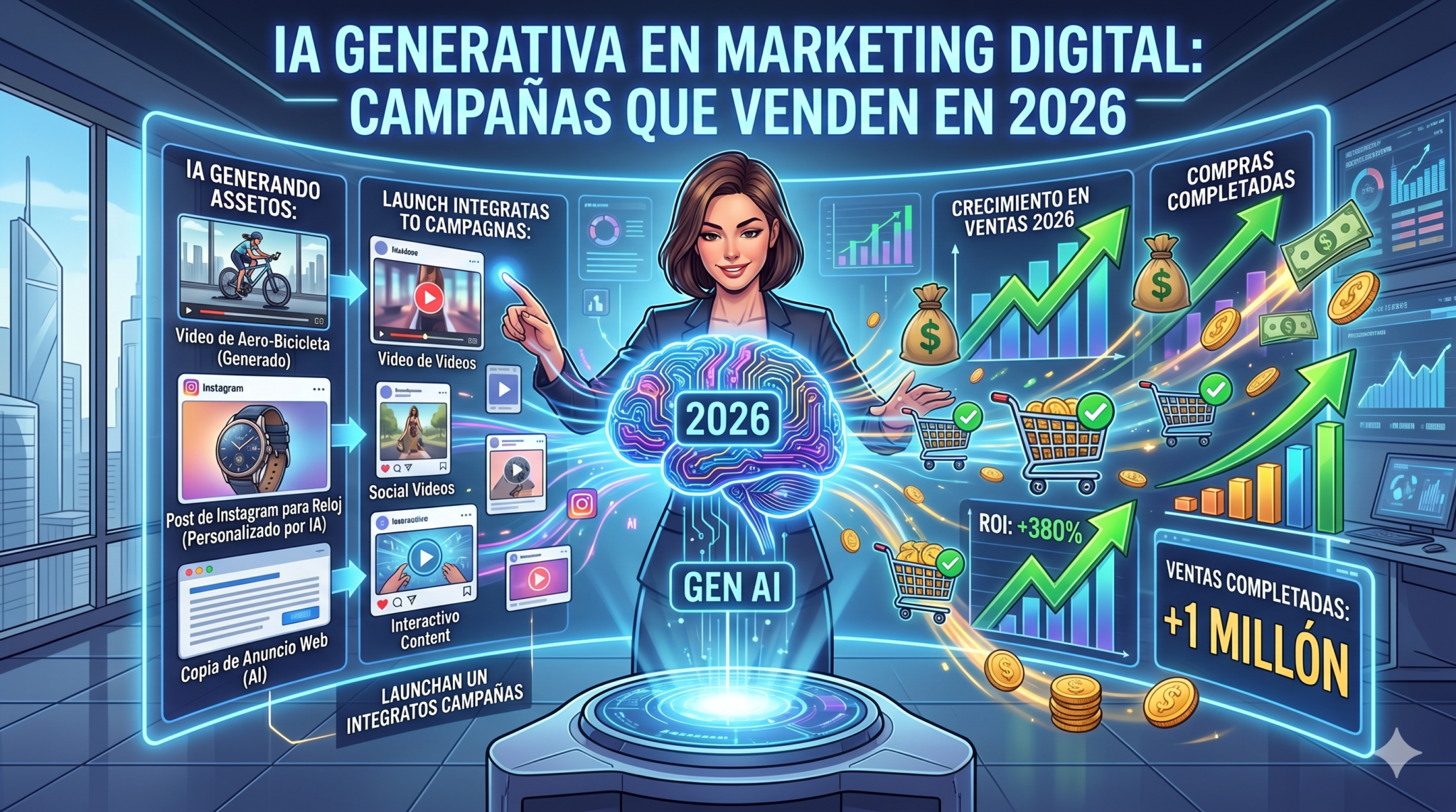 IA Generativa en Marketing Digital: campañas que venden para 2026 - MAE ...